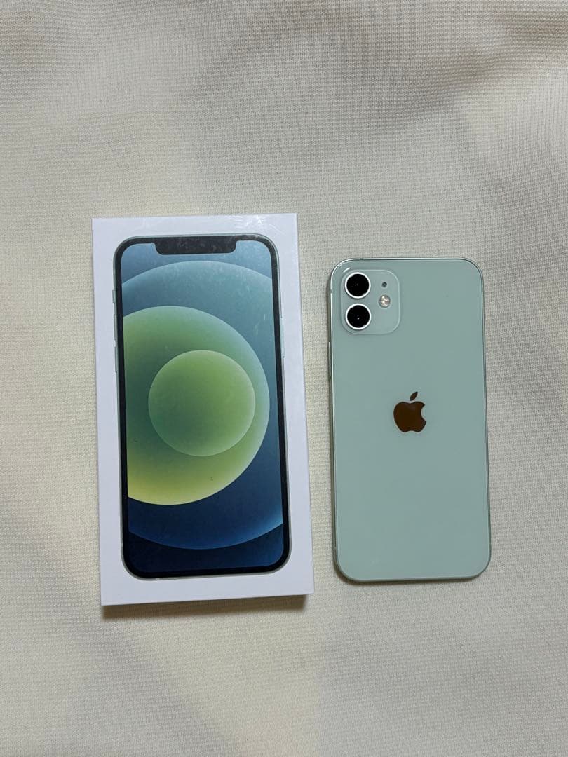 Apple iPhone 12 - 64G本体 グリーン - メルカリ