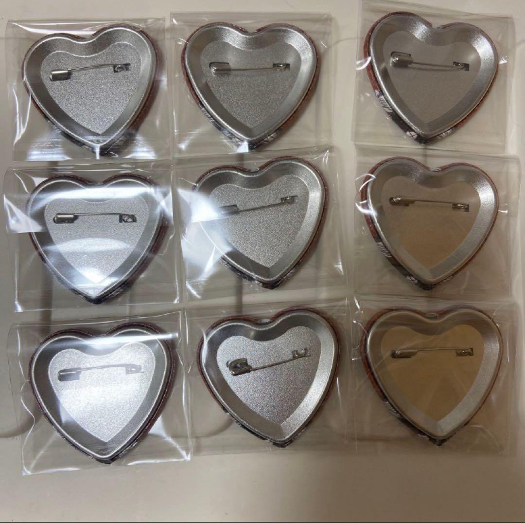 皇后崎迅】桃源暗鬼 キャラウムカフェ メディコス ハート 缶バッジ