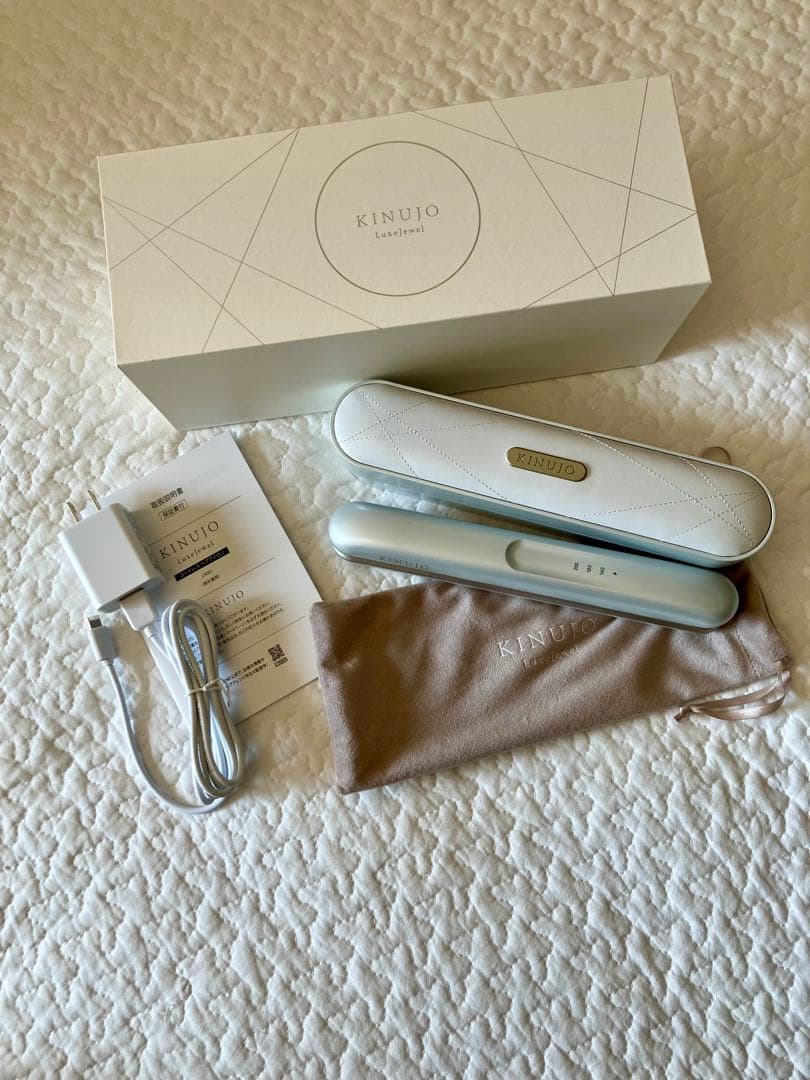 KINUJO 絹女　LuxeJewelコードレスヘアアイロン 絹女～KINUJO～ SILK PLATE コードレス ヘアアイロン LuxeJewel