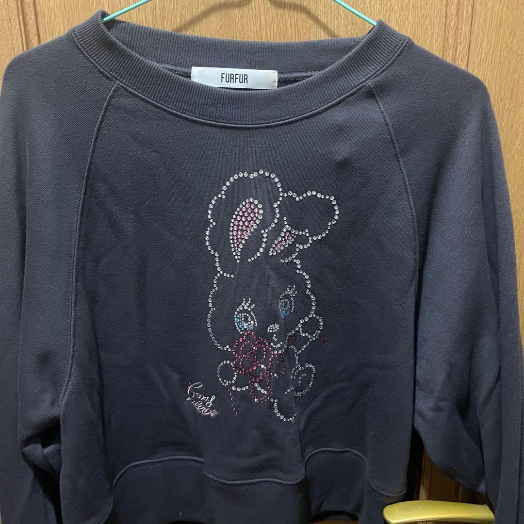 FURFUR×foxy illustrations ラインストーンスウェット - メルカリ