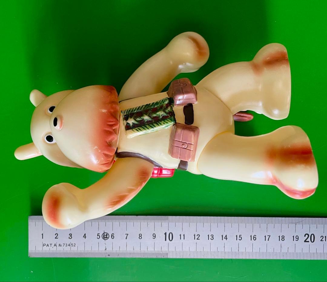 珍品】当時物 マルザン のらくろモール中隊長ソフビ 1969年 田川水泡