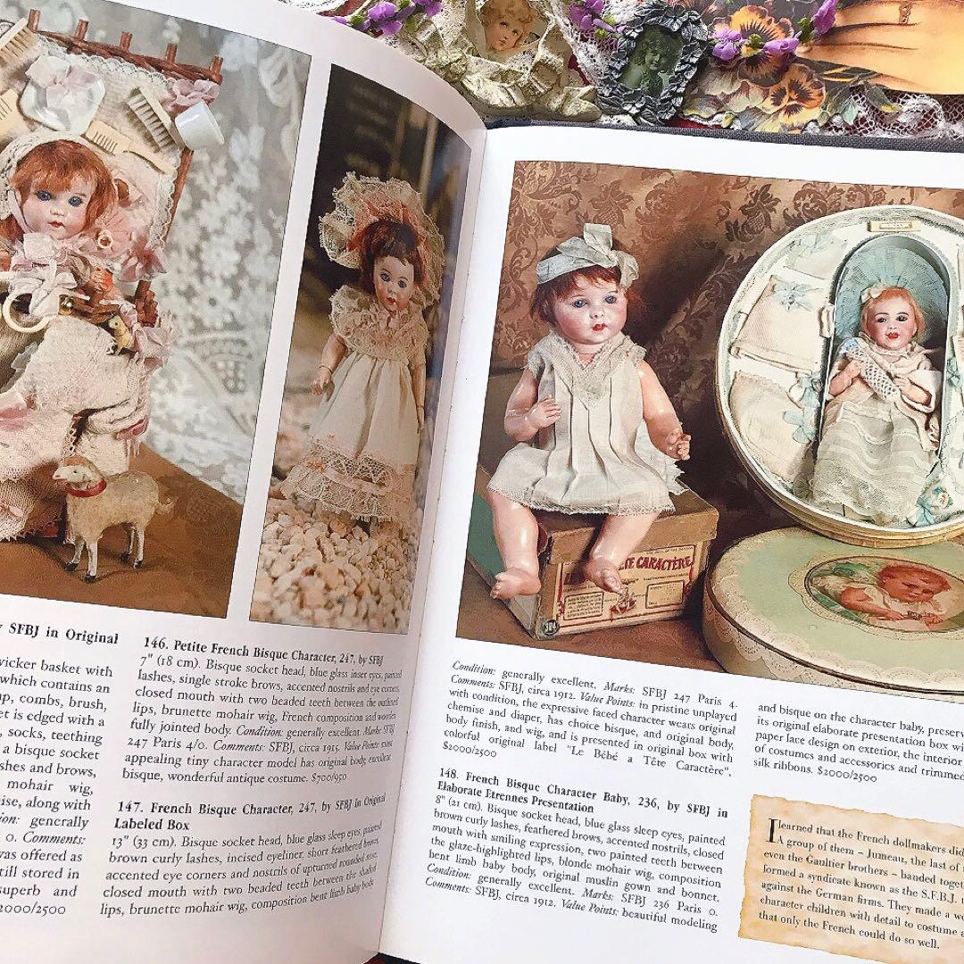 アンティークビスクドール 美麗洋書♡ブリュ ジュモー ミニョネット