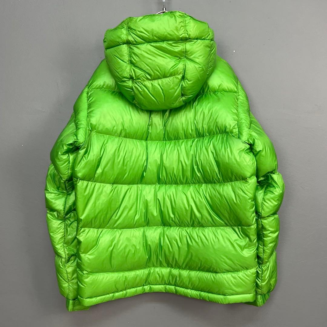 Columbia コロンビア ダウンジャケット・パーカー 黄緑 刺繍 メンズ L