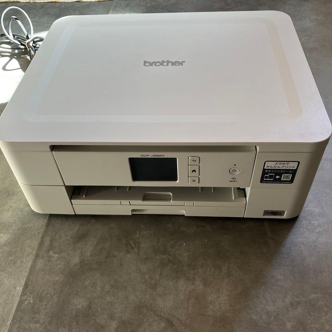 brother DCP-J582N 訳あり シアンだけ印字不良 - メルカリ