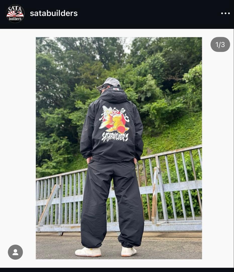 佐田ビルダーズ 殺金鬼セットアップナイロンジャケット XL - メルカリ