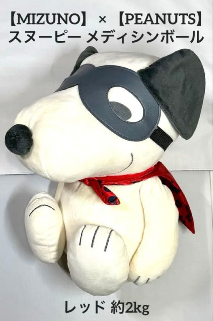 ミズノ 【PEANUTS】スヌーピー メディシンボール レッド 2kg ミズノ 【PEANUTS】スヌーピー メディシンボール レッド 2kg｜Yahoo