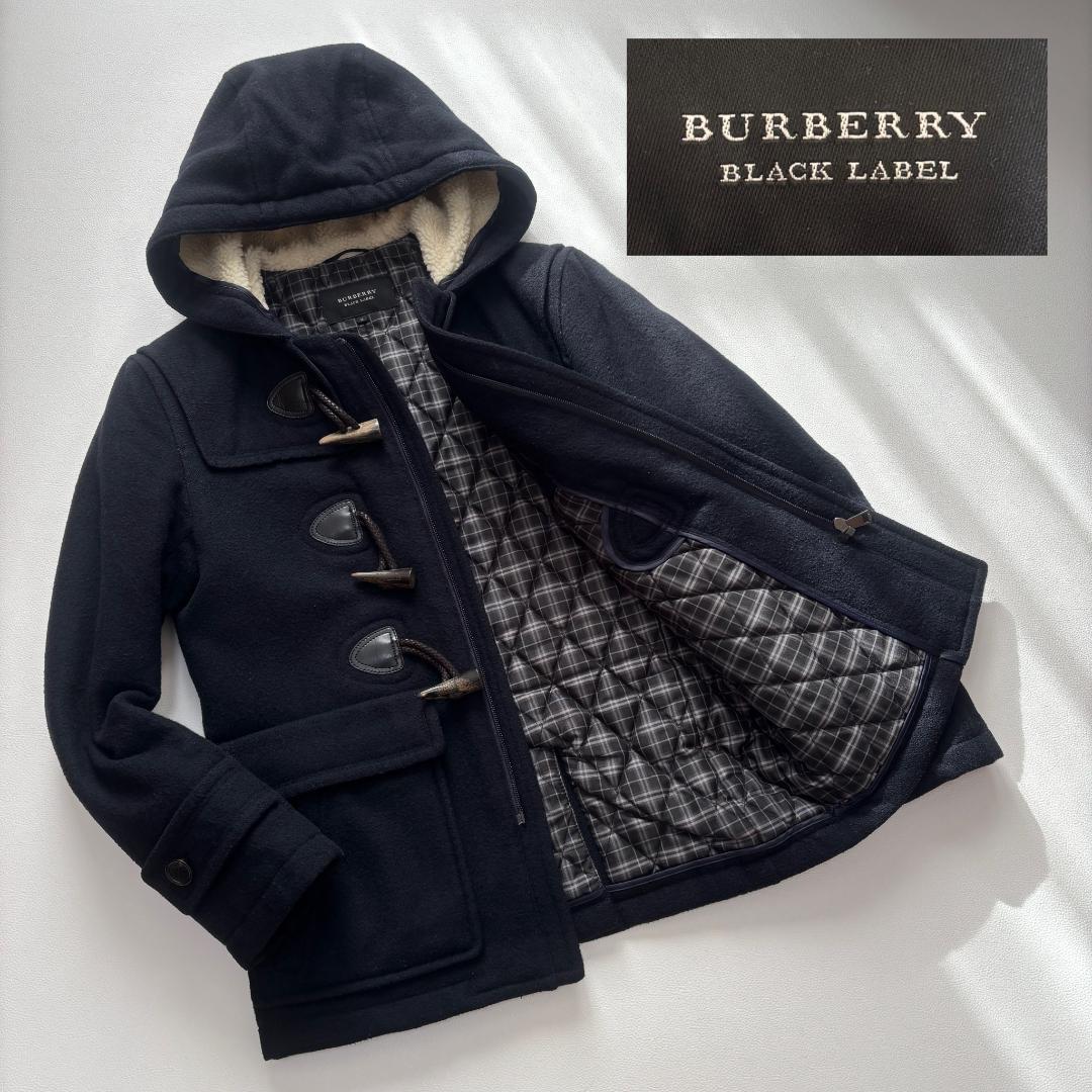 バーバリー ダッフルコート ノバチェック キルティング ボア M ネイビー 軽量で暖かい】【GEVACO】チェック柄ダッフルロングコート | CIAOPANIC