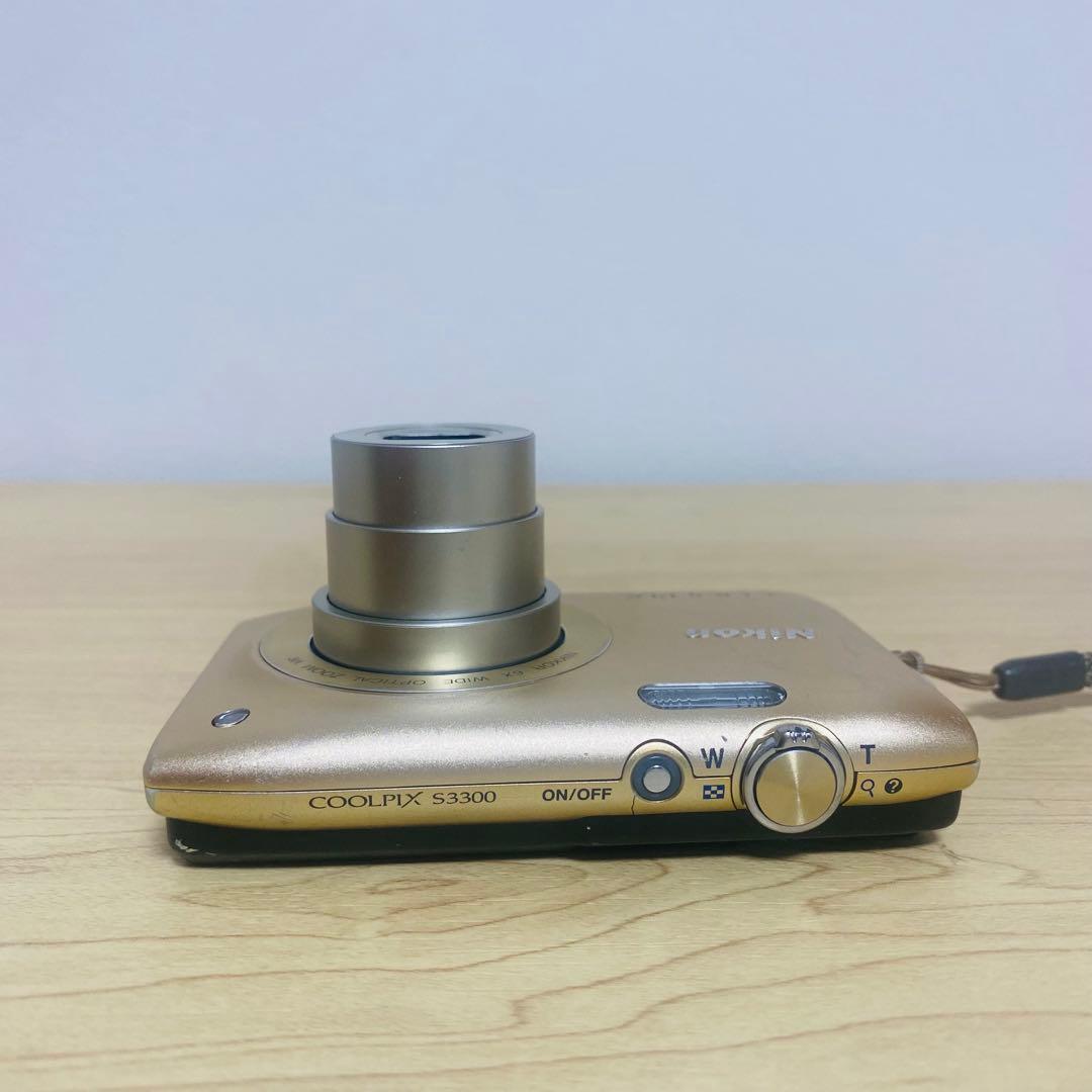 Nikon COOLPIX S3300 ゴールド デジタルカメラ - メルカリ