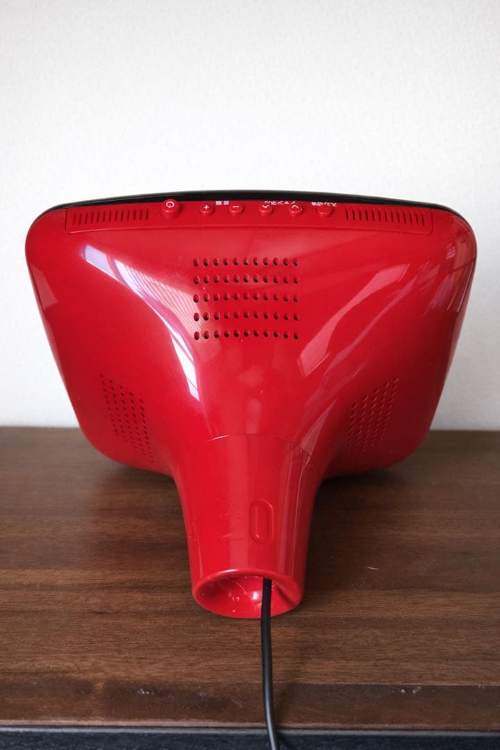 0プラスマイナスゼロ8-inch LCD TVテレビ赤レッドRed