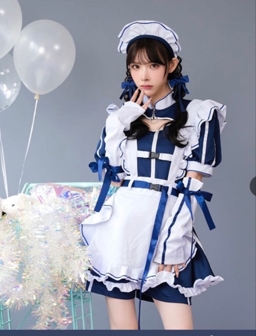 マリームーン ジャージメイド服 コスプレ Amazon.co.jp: [Malymoon] メイド ジャージ メイド服 リボン フリル