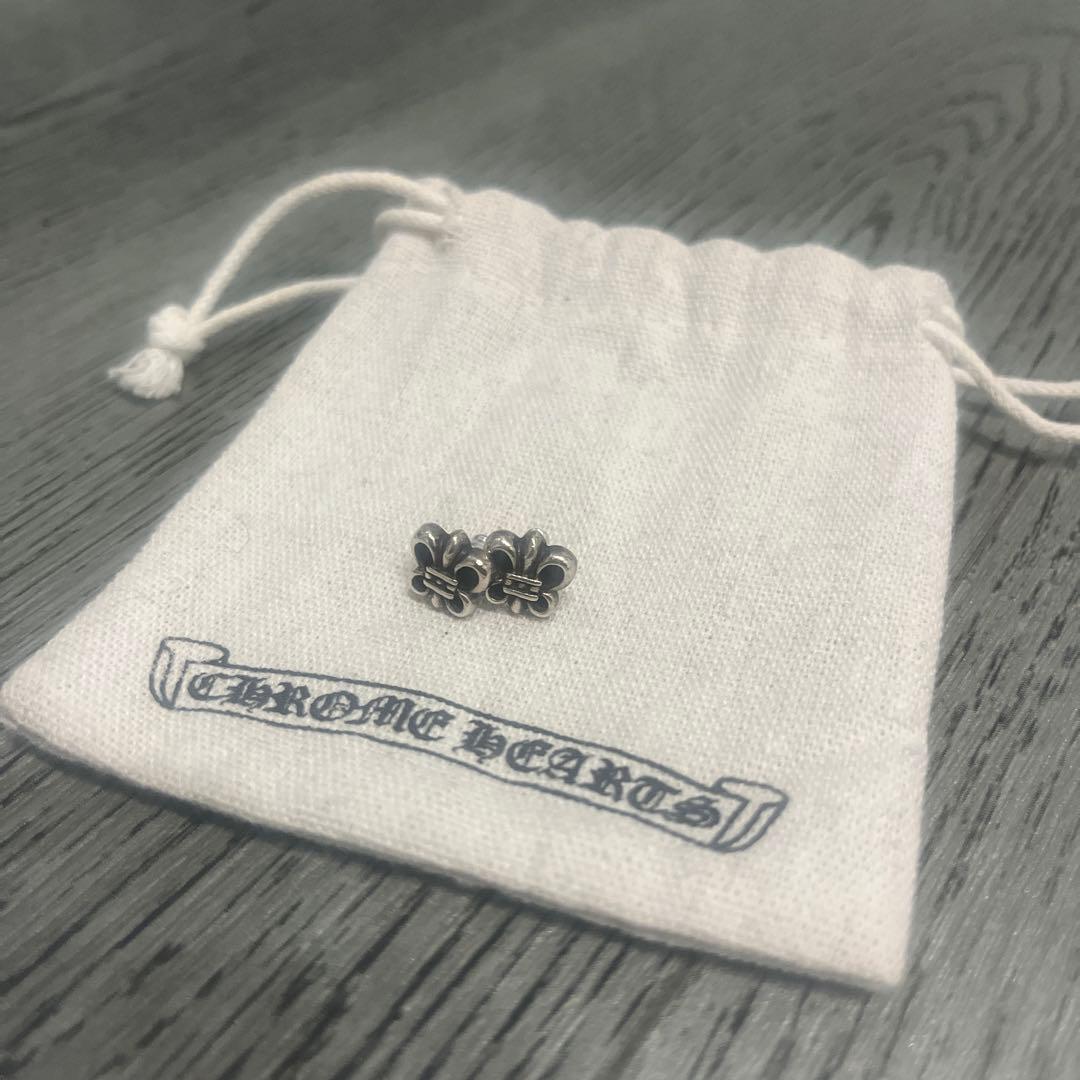 Chrome Hearts フローラルピアス クロムハーツダブルフローラルクロスフープピアス|クロムハーツ通販