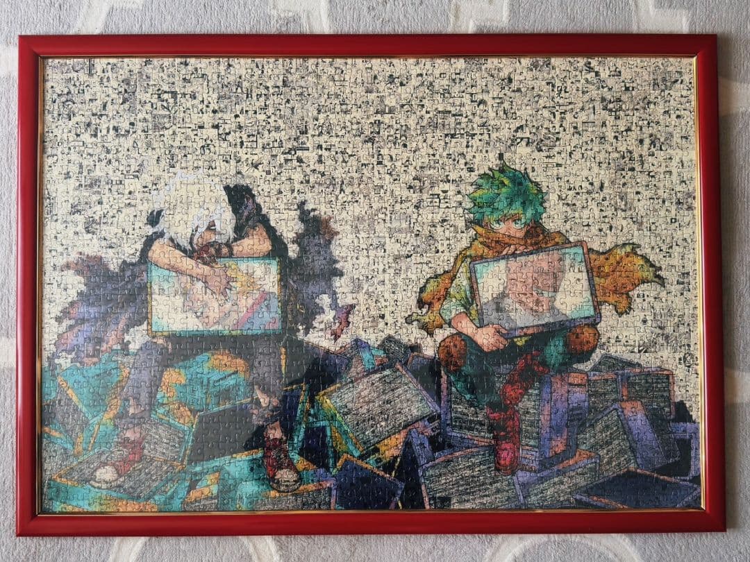 さゆぽんさん専用 僕のヒーローアカデミア　モザイクアート　ジグソーパズル 僕のヒーローアカデミア 】原画展 モザイクアートパズル