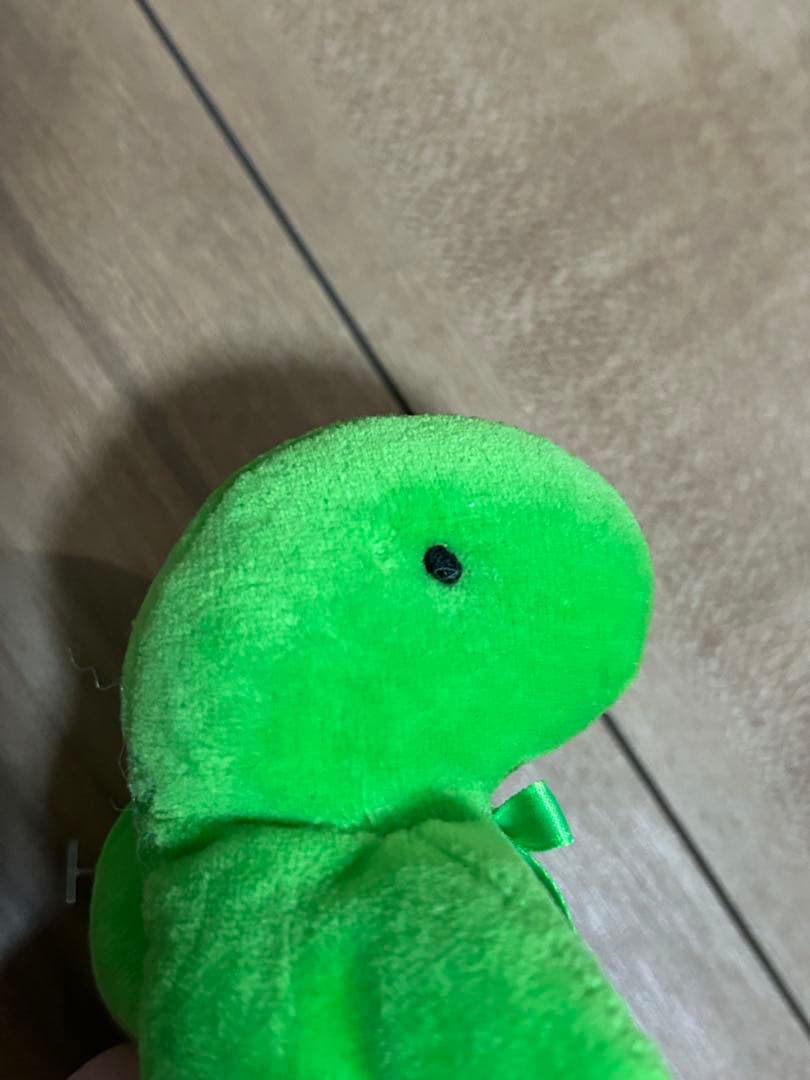 s*様 C'est mignon セ・ミニョン ぬいぐるみ リボン付き 緑 1体 - メルカリ