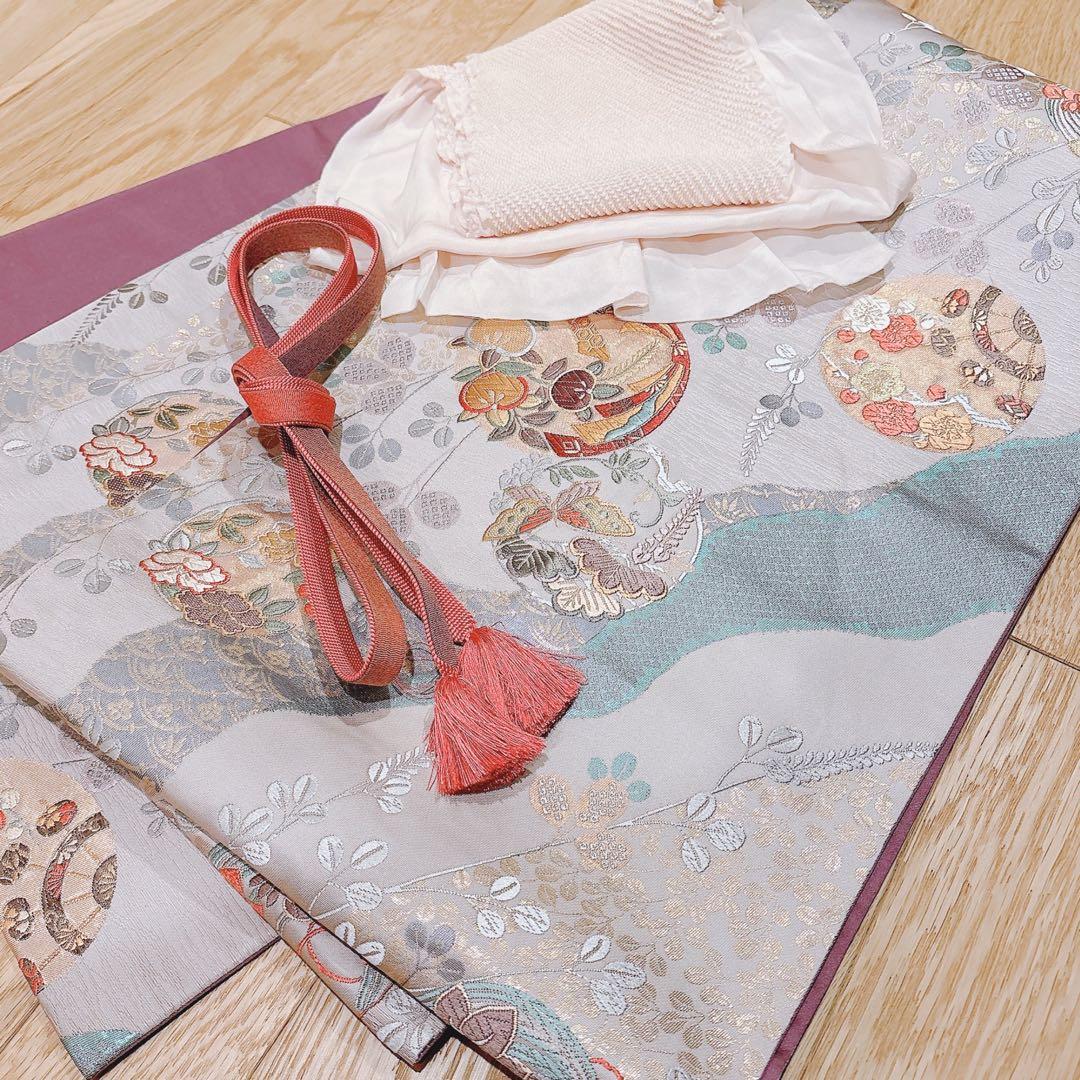 新品 訪問着 作家物 フルセット 裄66 加賀友禅 卒業式 入学式 M 伊達襟