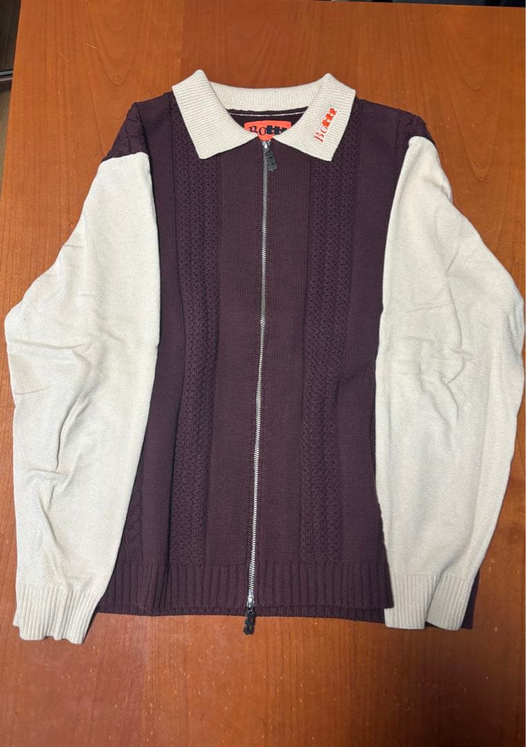 BOTTT bott tttmsw ニット ジップアップ シャツ BoTTT? There is no mistake, it is a collaboration between TTTMSW