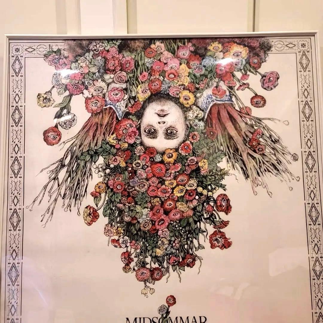 希少 入手困難 ミッドサマー MIDSOMMAR ヒグチユウコ B1ポスター額付