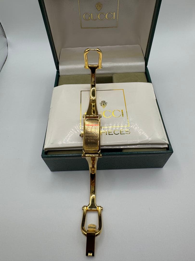 ブルドーザー様 電池交換済み【新同】GUCCIレディースゴールド