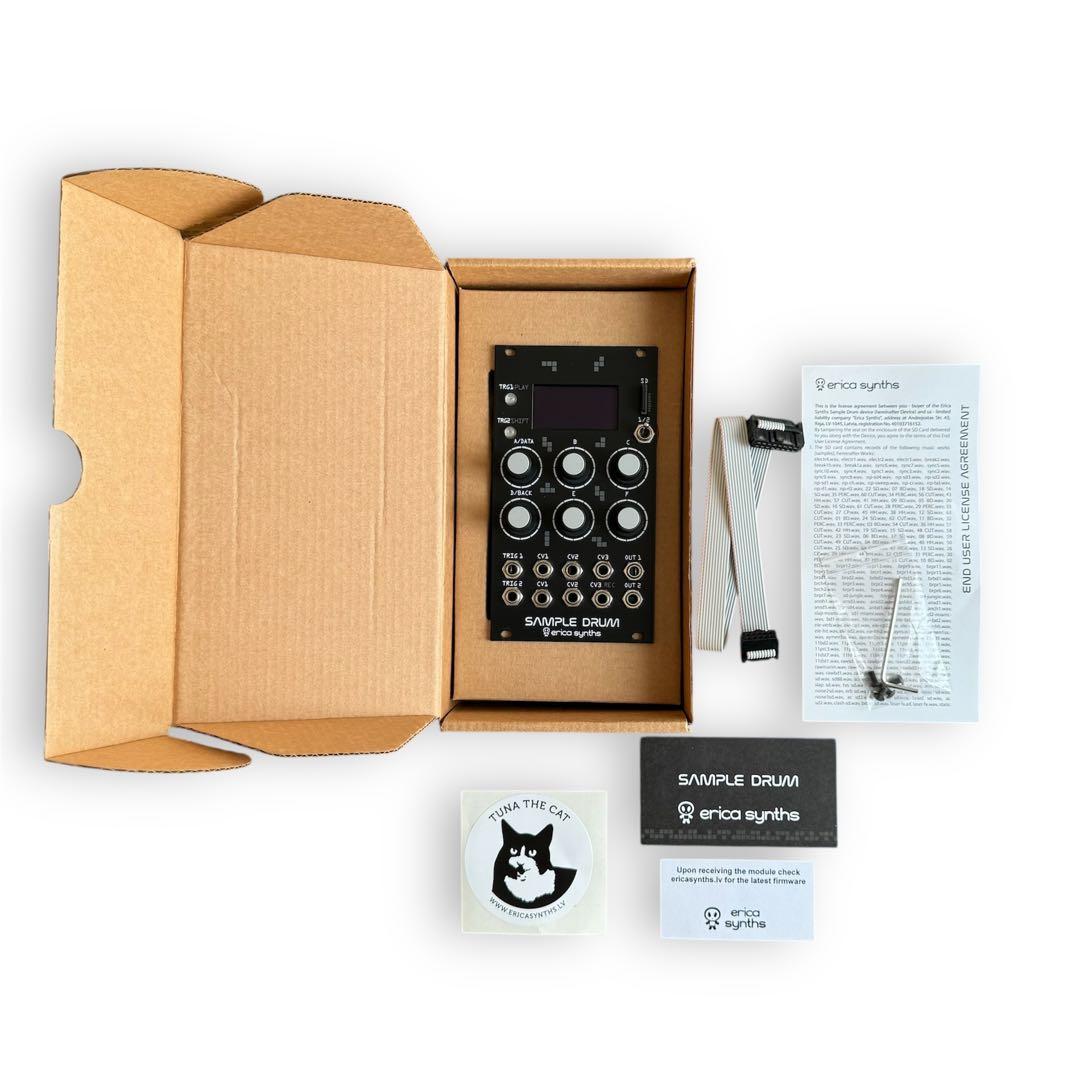 Erica synths Sample drum 元箱＋付属品完備