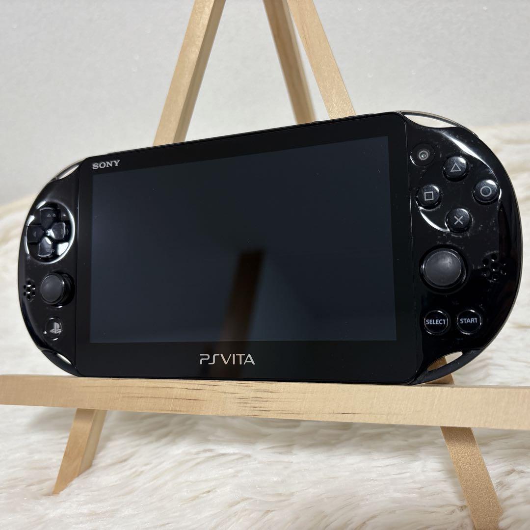 動作確認済】PS Vita PCH-2000 ブラック ※液晶に線あり - メルカリ