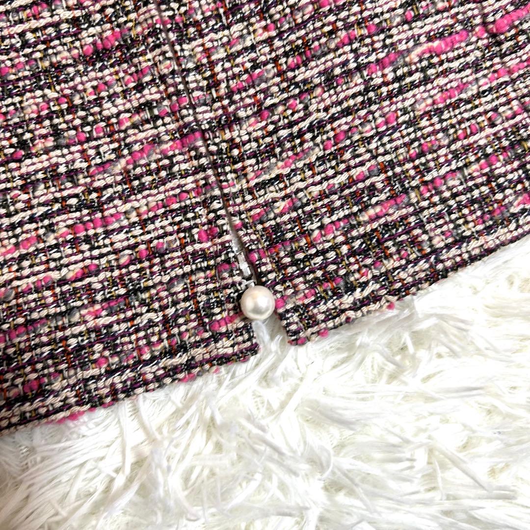 René 極美品✨20AW ルネ TISSUEツイード フロントジップ ドレス - メルカリ