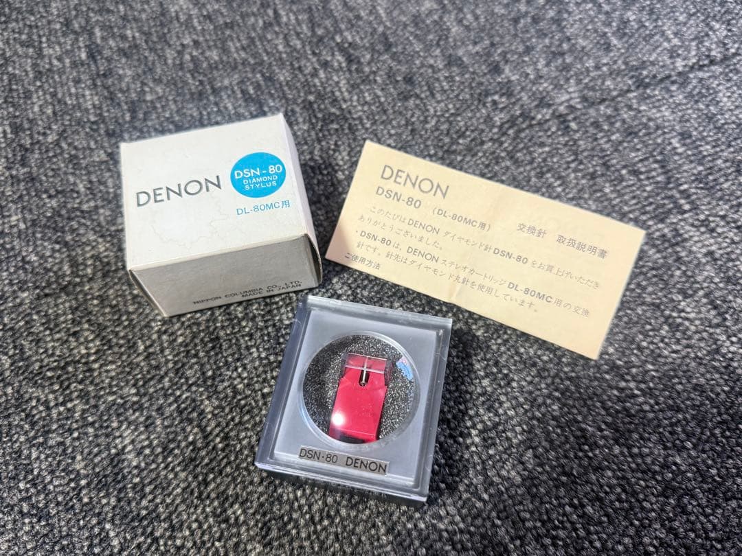 【新品】 DENON DSN-80 カートリッジ DL-80MC 交換針 純正 未使用 DENON DL-80 純正交換針 DSN-80 MCカートリッジ - メルカリ