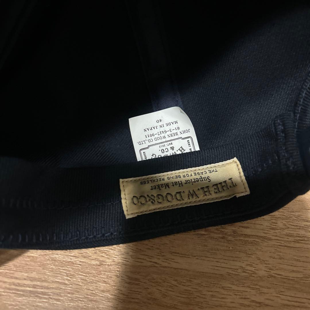 ネイビー THE H.W.DOG&CO. TRUCKER CAP サイズ40