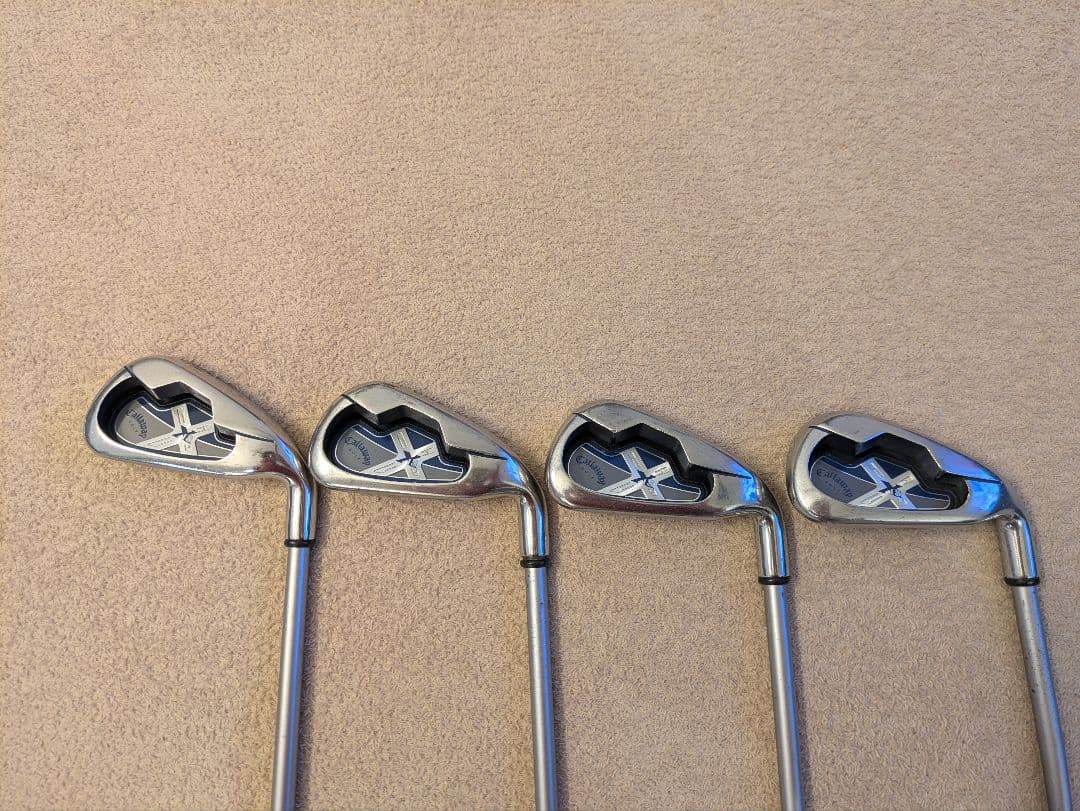 名器】Callaway キャロウェイ X-18 9本アイアンセット S JV - メルカリ