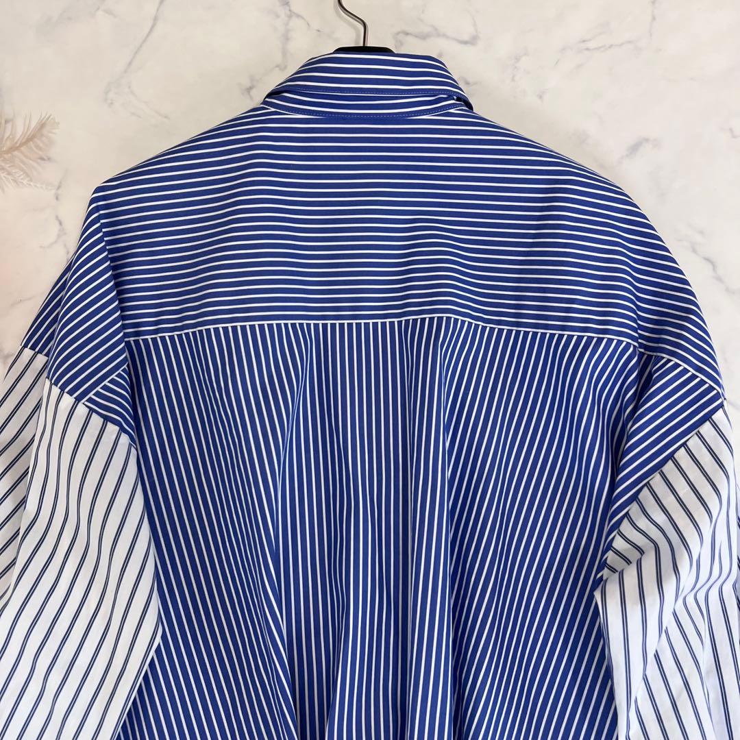 nagonstans(ナゴンスタンス) stripe mix shirt nagonstans Stripe MIX