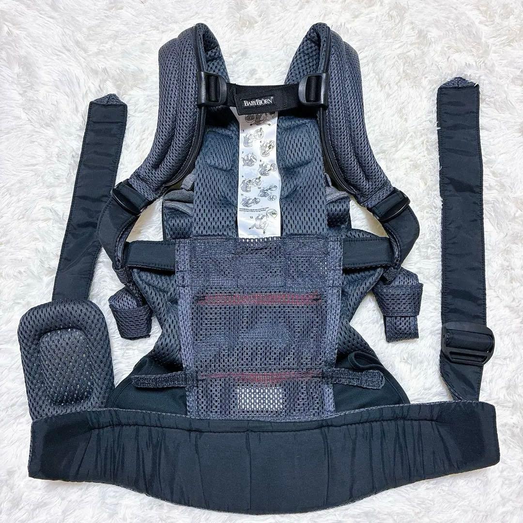 美品 ベビービョルン ハーモニー 抱っこ紐 アンスラサイト - メルカリ