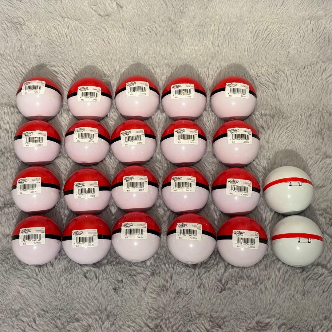 ポケパークカントー ピンバッジ 未開封20個 プレミアボール2個付き