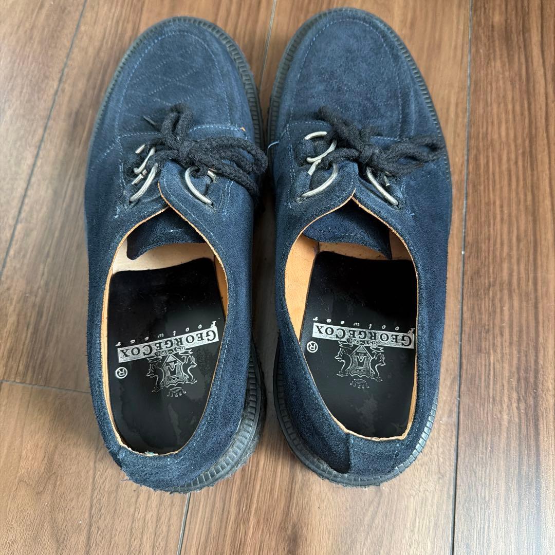 GEORGE COX（ジョージコックス）別注 スエード ネイビー UK7 26 - メルカリ
