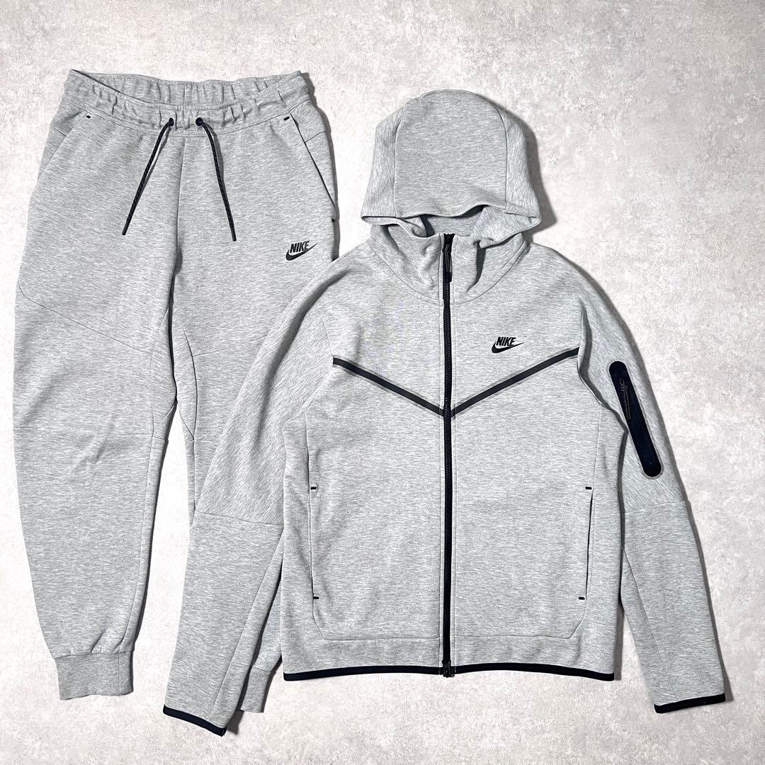 NIKE ナイキ テックフリース セットアップ グレー 上L下M - メルカリ