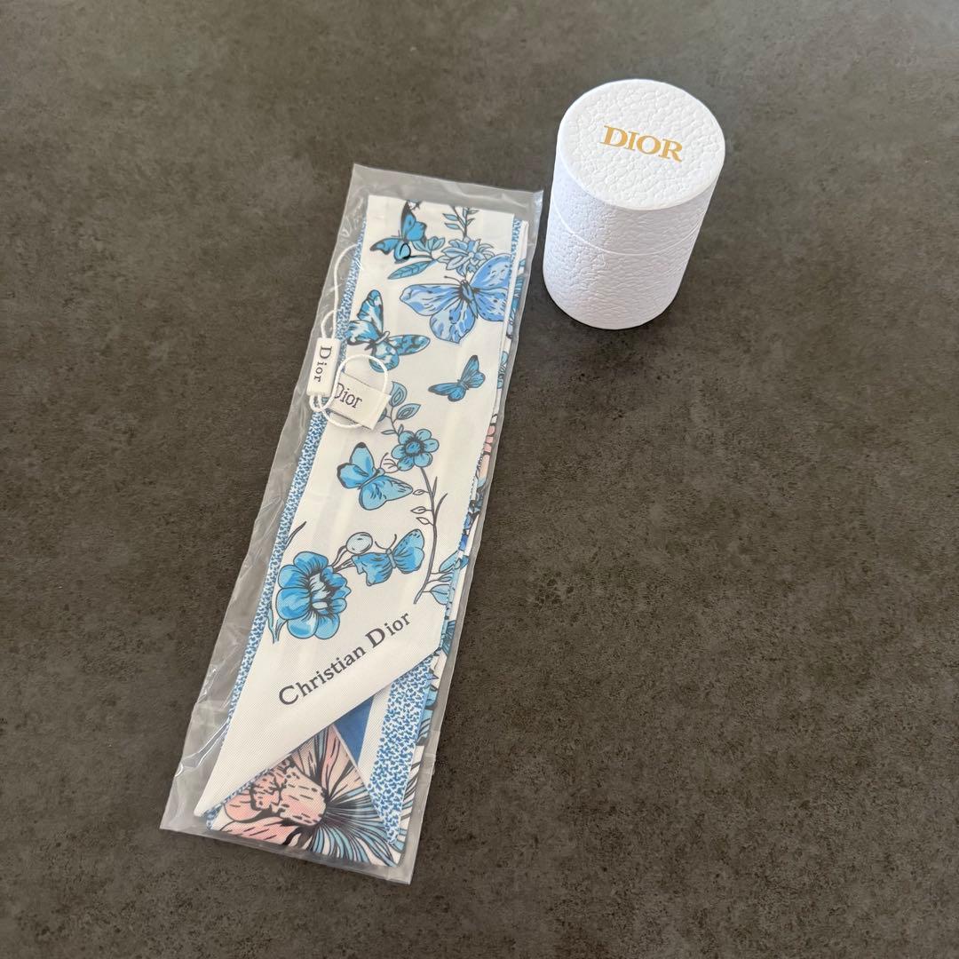 Dior ビューティ ノベルティ ミッツァ スカーフ ディオール ブルー