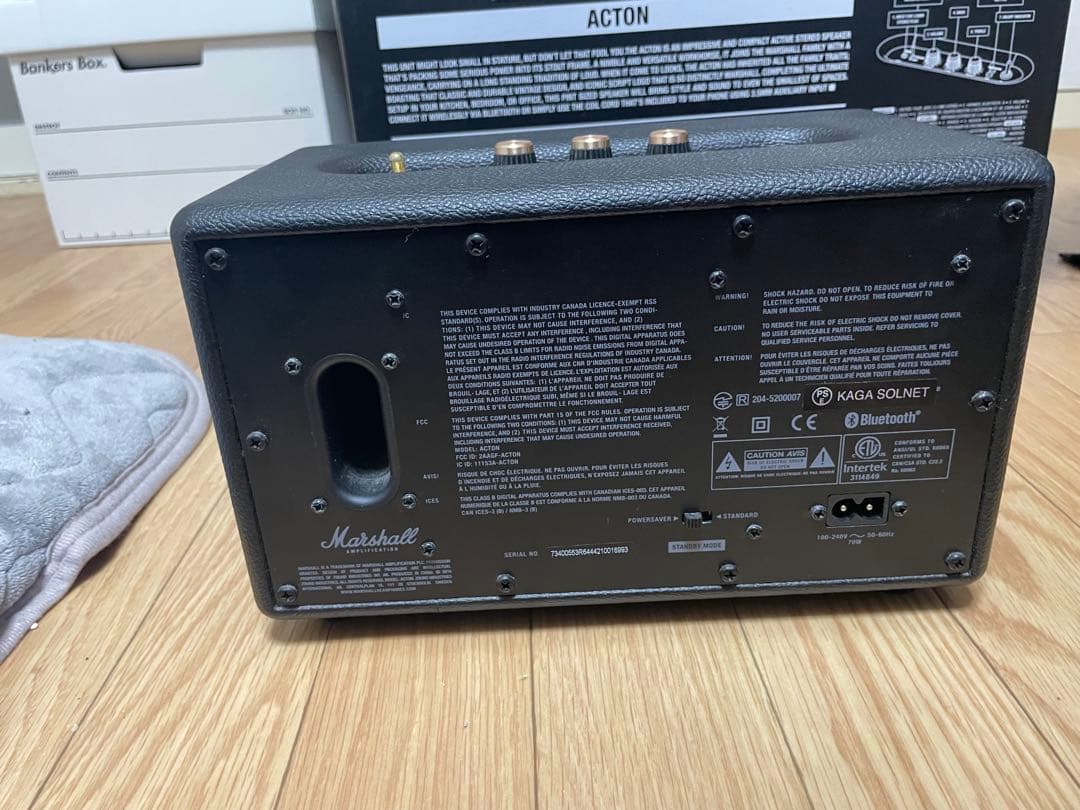 Marshall Acton スピーカー あと1時間で出品停止します - メルカリ