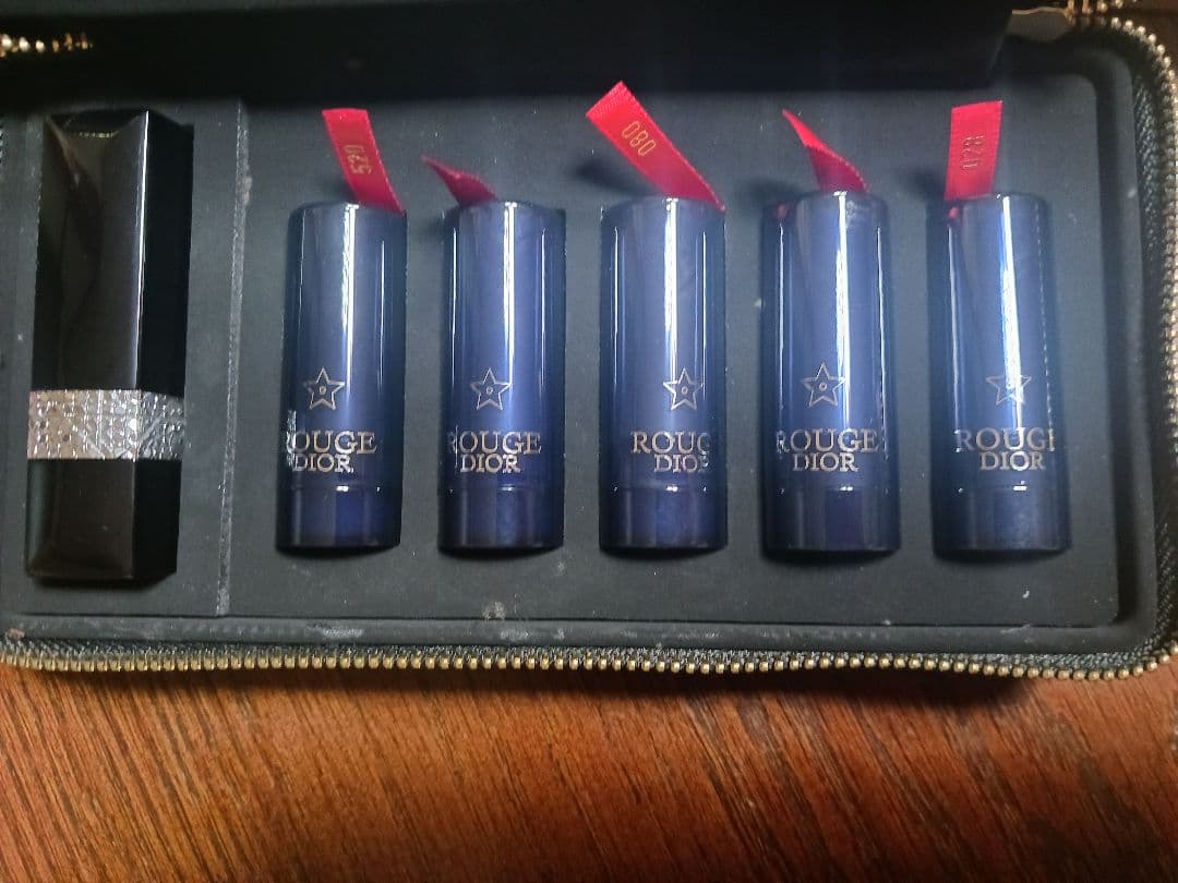 新品 Dior 口紅セット 6本 ミラー付きケース