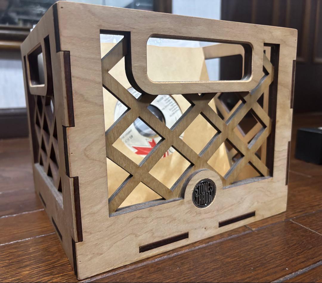 STONES THROW 7inch木製レコードケース Stones Throw (ストーンズスロー)の