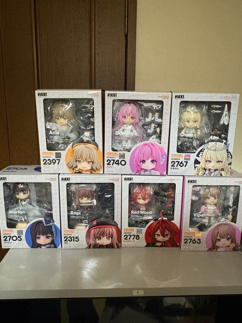 ねんどろいど 勝利の女神　NIKKE 7体セット　未開封品 ねんどろいど『勝利の女神：NIKKE（ニケ）』アニスが10月発売