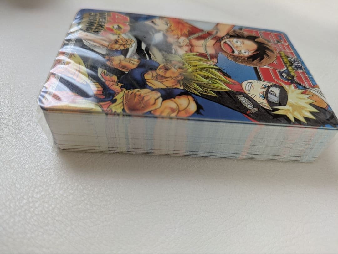 未開封】週刊少年ジャンプ 当選品 40周年記念 4大スター競演トランプ