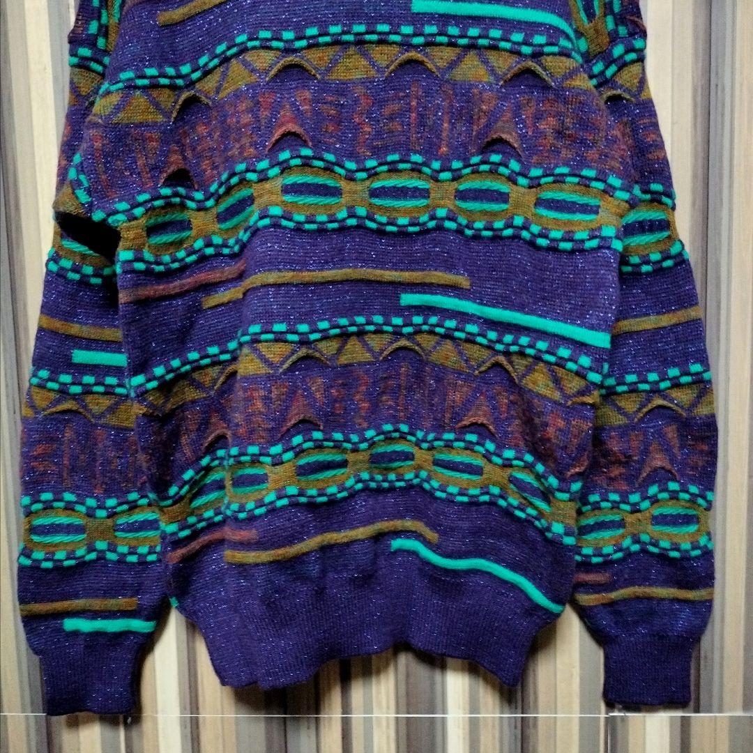 CORSINI ITALY】コルシーニ 3D 立体編み ニット セーター L - メルカリ