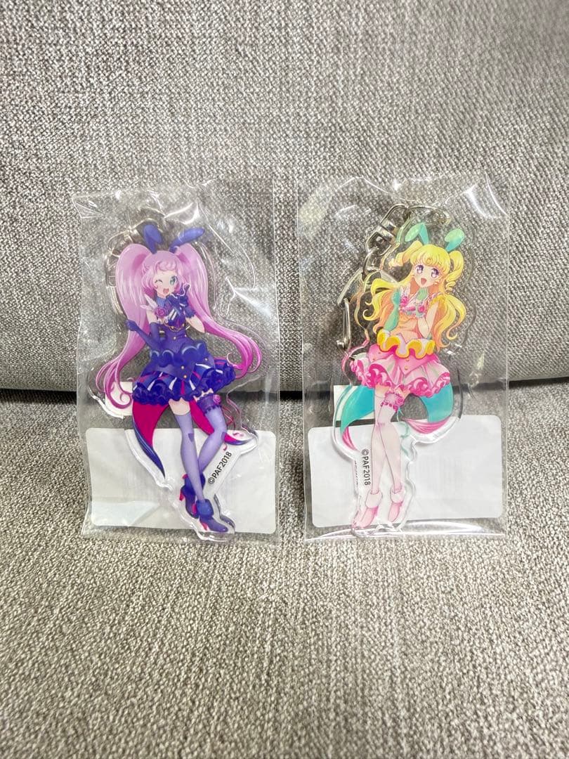プリティーオールフレンズ webくじ アクリルキーホルダー らぁら ゆい