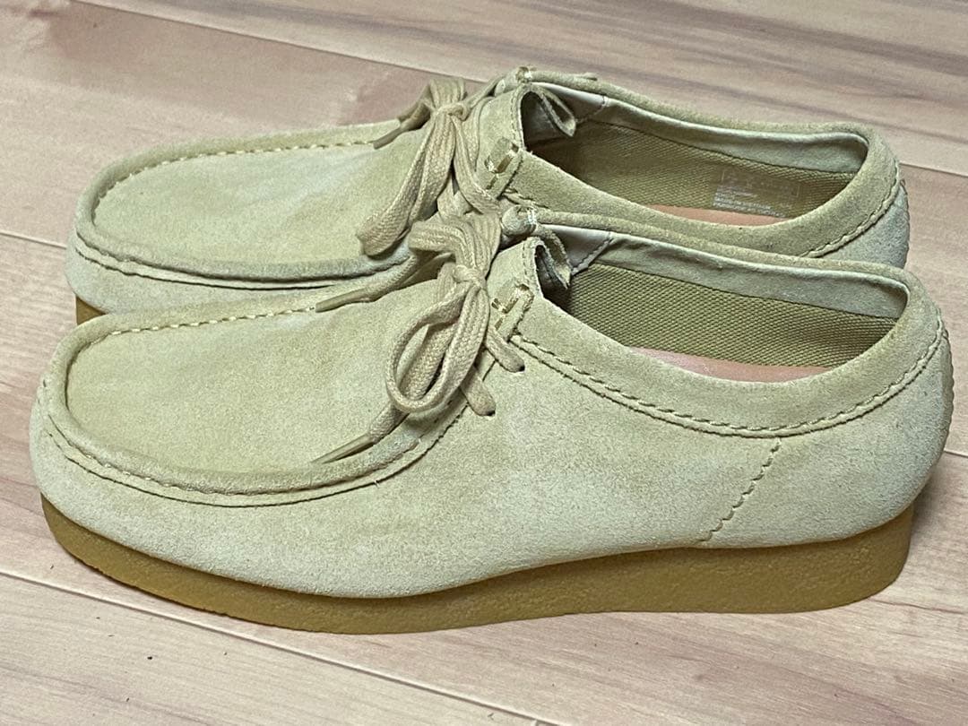 クラークス　ワラビー　エボーウォータープルーフ　26.5cm メープルスウェード