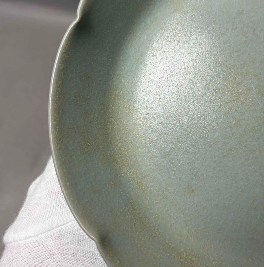 中国 輪花形平洗筆(皿)　f2251102