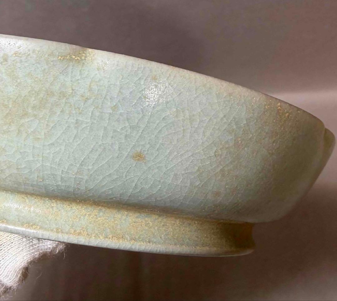 中国 輪花形平洗筆(皿)　f2251102