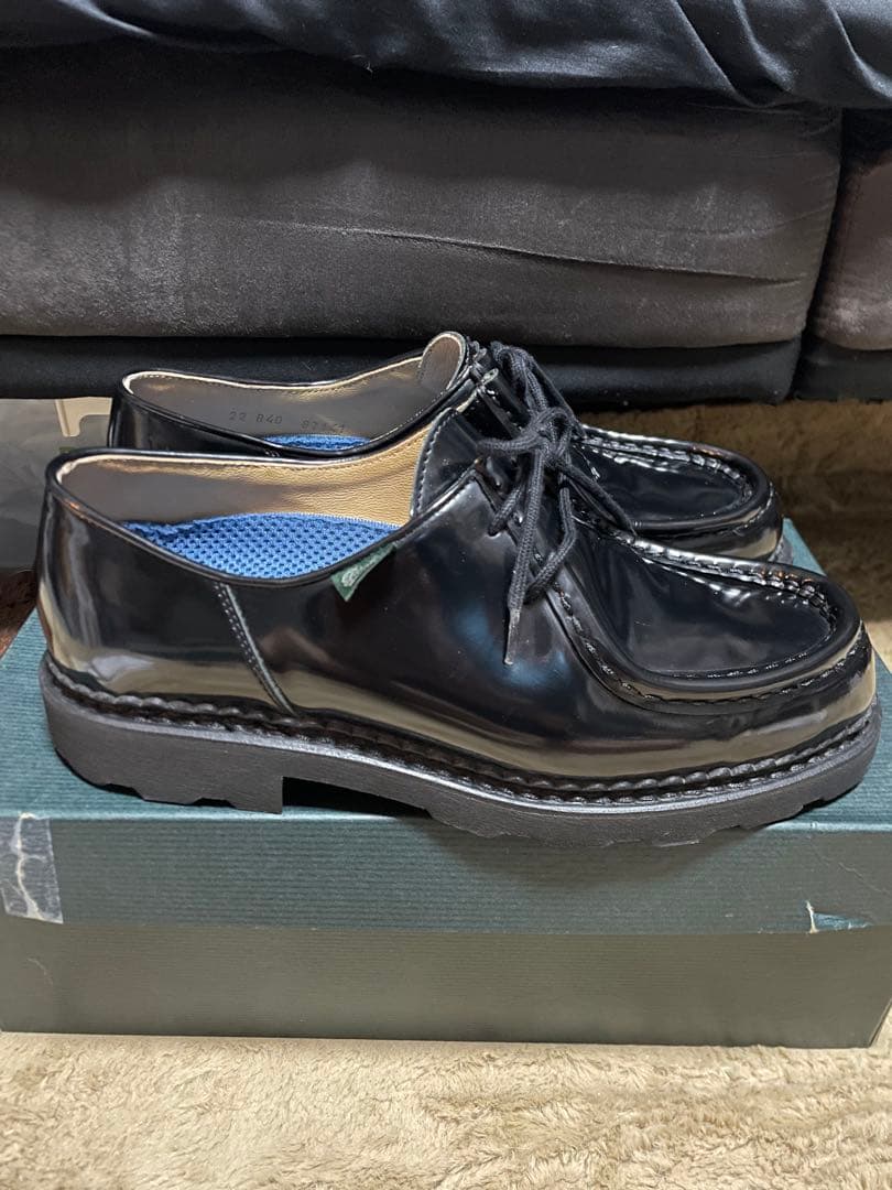 Paraboot MICHAEL-GLOSS NOIR パラブーツ 24.5cm