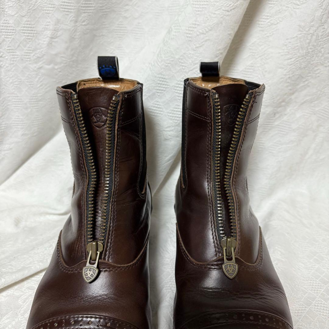 ARIAT サイドゴアブーツ フロントジップ US8 26cm - メルカリ