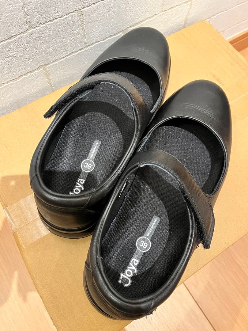 美品★JOYA オードリー ブラック２Audrey BlackⅡ 24.5cm