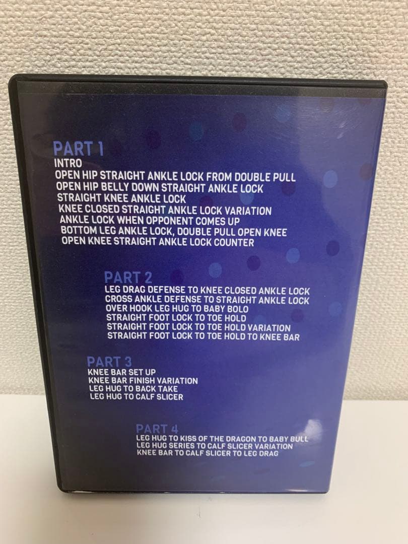 マイキームスメシ　フットロック　柔術　DVD MIKEY MUSUMECI