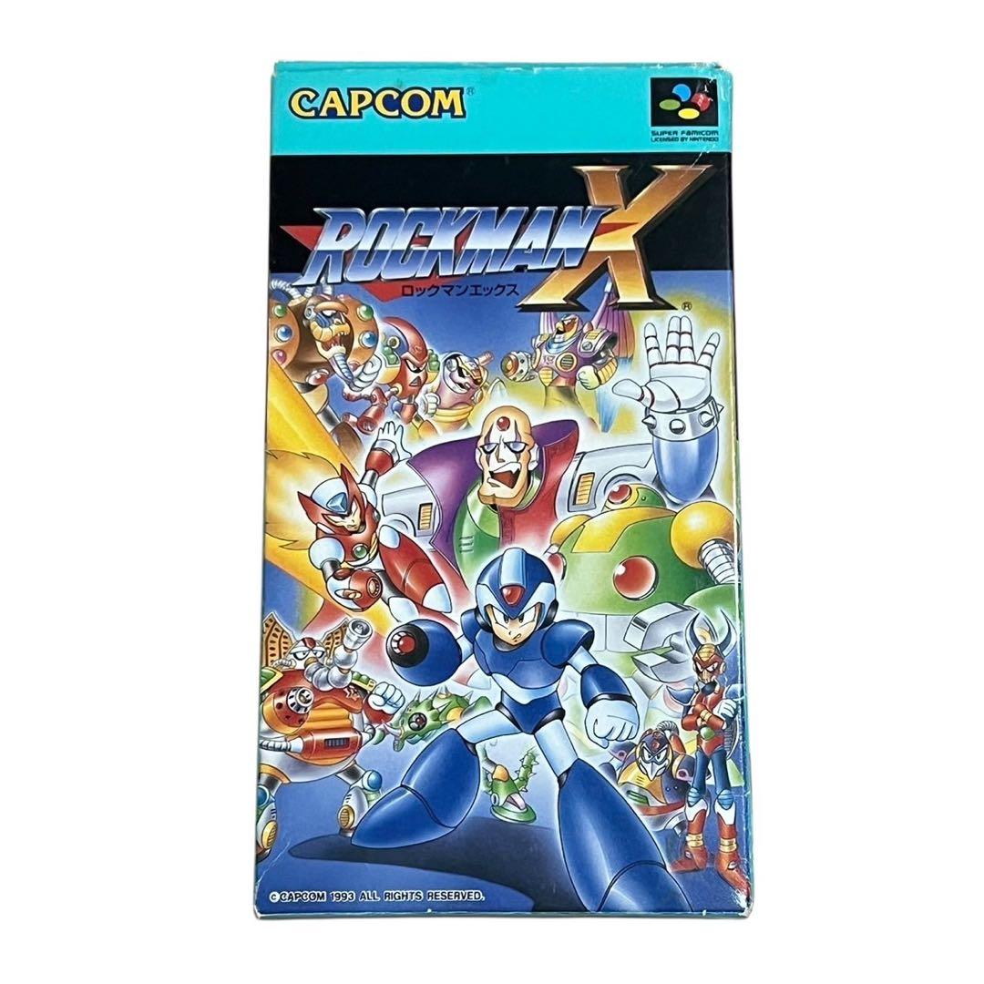 動作品 ロックマンX（スーパーファミコンソフト） 箱説付き SFC - メルカリ
