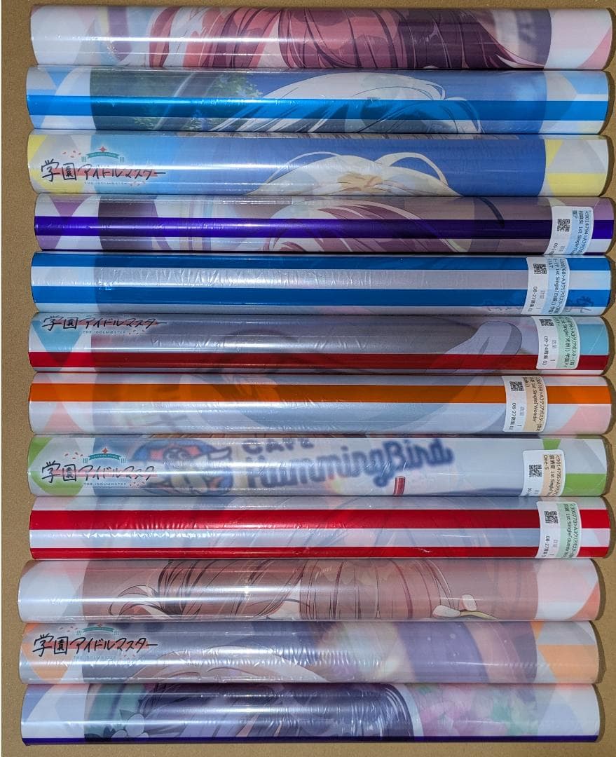 学園アイドルマスター 1stシングル アニメイト クリアポスター 12種 🌸4/25(金)～ ＃学マス ガシャポン登場🌸 🌸クリアビジュアルポスター