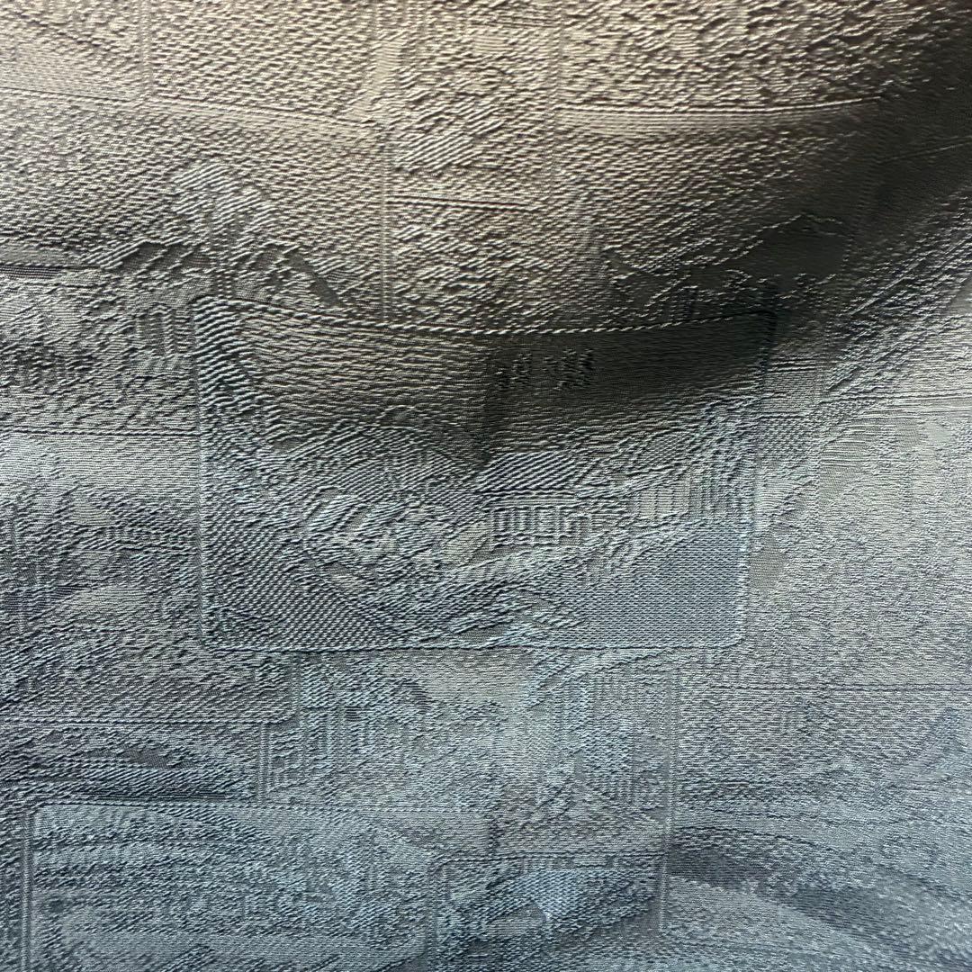 D15訪問着 安藤広重 東海道五拾五撰 さが美 正絹 着物 しつけ糸未使用極美品